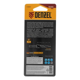 Denzel Сверло ступенчатое 4-5-6-7-8-9-10-11-12 мм, Р6М5, 6-гр. хвостовик 723602