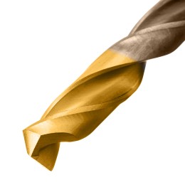 Denzel Набор сверл по металлу, 1-10 мм, Р6М5К8-TiN, Golden Tip, 10 шт 723005