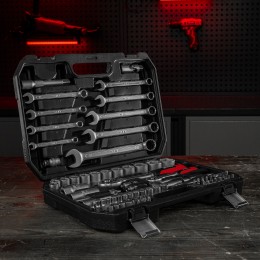 Matrix Набор инструментов, 1/2", 1/4", пластиковый кейс, 82 предмета 13563