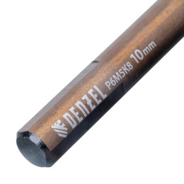 Denzel Набор сверл по металлу, 1-10 мм, Р6М5К8-TiN, Golden Tip, 19 шт 723008