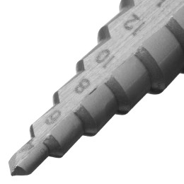 Сибртех Сверло ступенчатое по металлу 4-6-8-10-12-14-16-18-20 мм, 723012