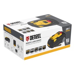 Denzel Робот-газонокосилка Grass Master 1000  1000м², 3Ач, 28V, LCD дисплей, Wi-Fi 58955