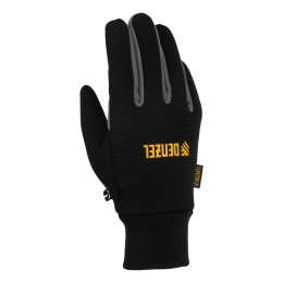 Denzel Перчатки универсальные, двойные, работа с сенсорным экраном, вязаная манжета, размер 8 68092