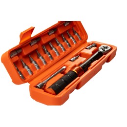 Maxpiler Набор бит с динамометрическим ключом (18 предметов, 1/4", 2-24 Нм) MTW-18-SET