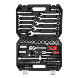 Matrix Набор инструментов, 1/2", 1/4", пластиковый кейс, 82 предмета 13563