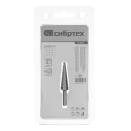 Сибртех Сверло ступенчатое по металлу 4-5-6-7-8-9-10-11-12 мм, 723011