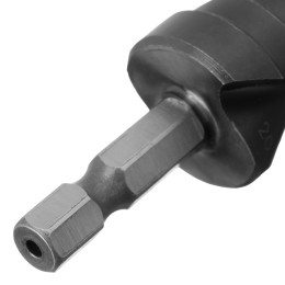 Denzel Сверло ступенчатое 4-6-8-10-12-14-16-18-20 мм, Р6М5, 6-гр. хвостовик 723603