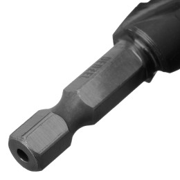 Denzel Сверло ступенчатое 4-5-6-7-8-9-10-11-12 мм, Р6М5, 6-гр. хвостовик 723602