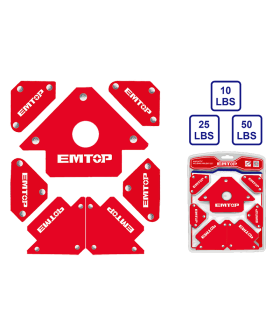 Emtop Набор магнитных держателей для сварки EMWH7002