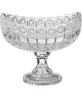 lefard Фруктовница На Ножке Muza Crystal 26,5*16 См, Высота = 23,5 См 195-134