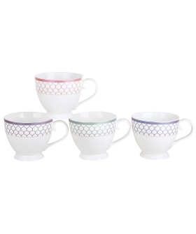 КОРАЛЛ Кружка 400мл микс 5166