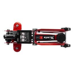 Matrix Домкрат гидравлический подкатной, 2 т, 135-320 мм, в пласт. кейсе  51083