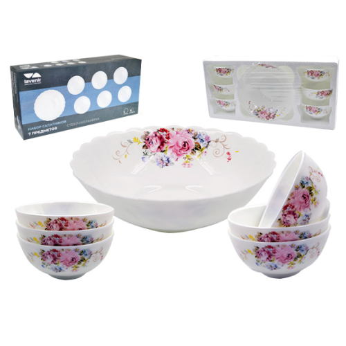 Набор салатников Lavenir 7пр «Анабель» 7PCS A9-19010-1