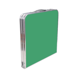 НИКА Набор: стол складной + 4 стула дачных складных ССТ-К3/6 зеленый-с дубовыми листьями