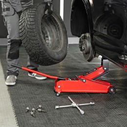 Matrix Домкрат гидравлический подкатной, 3 т, 192-532 мм, SUV 51084