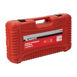 Matrix Набор торцевых головок 3/4"–1", головки 21 х 65 мм, 26 предметов, в пласт. боксе 13539