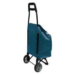 НИКА Сумка-тележка на колёсах Haushalt СХ2/2 синий меланж