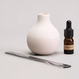 Lefard Диффузор ароматический Жемчужина 7.5*7.5*9,7см (масло и палочки в комплекте) 374-160