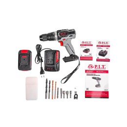 P.I.T. Дрель ударная аккум. PSB20H-13A/1 (20В, 48Нм, металл патрон 13мм, 2ск, 1акб 2Ач, ЗУ, кейс)