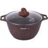 Кастрюля 4л со стекл. крышкой, АП линия Granit ultra (Red) кга42а