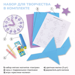 НИКА Доска знаний настольная двусторонняя НДЗ/Ц цветной