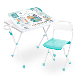 НИКА Комплект детской складной мебели КА3/ММ Математика с монстриками