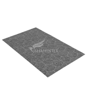 SHAHINTEX Коврик ПРАКТИК СОТЫ 50*80 см. СЕРЫЙ 01 антискользящий влаговпитывающий 00-00010342