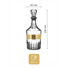 ГУСЬ ХРУСТАЛЬНЫЙ Набор для водки 7пр. Греческий узор EAV03-1160/837