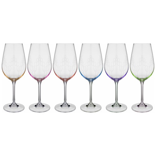 Набор бокалов для вина Viola 450мл.  6шт. CR450101V