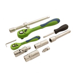 Сибртех Набор инструментов 108 предметов, CrV, 1/2", 1/4"  13511