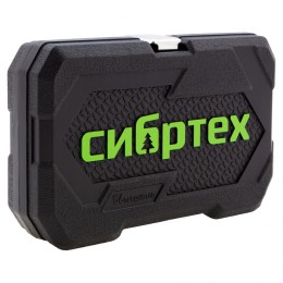 Сибртех Набор инструментов 56 предметов, CrV, 1/4" 13525