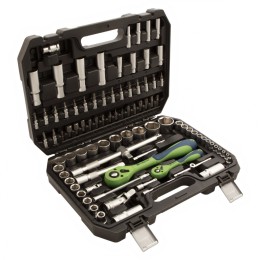 Сибртех Набор инструментов 94 предмета, CrV, 1/2", 1/4"  13509