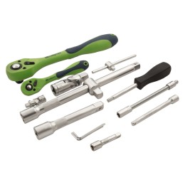 Сибртех Набор инструментов 94 предмета, CrV, 1/2", 1/4"  13509