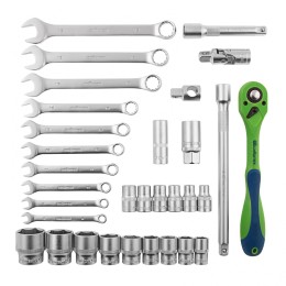 Сибртех Набор инструментов 32 предмета, CrV, 1/2" 13527