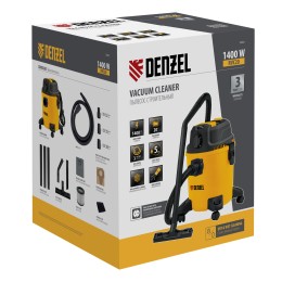 Denzel Пылесос строительный RVC20 28202