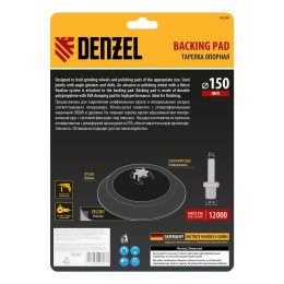 Denzel Тарелка опорная для дрели и УШМ 150 мм 76249