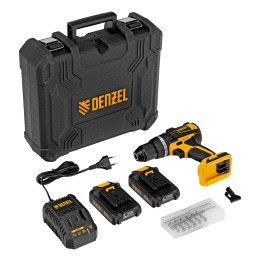 Denzel Дрель-шуруповерт аккумуляторная ударная бесщет CIDB-IB-18-02 26130