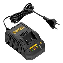 Denzel Дрель-шуруповерт аккумуляторная, бесщет. BLDL-18-02 Li-Ion, 18 В 26140