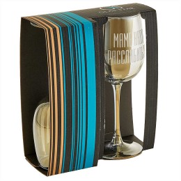 Декостек Набор 2 фужеров, 420 мл RNG8166 Желтая радуга Цени мгновения + Маме надо расслабиться