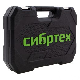 Сибртех Набор инструментов 82 предмета, CrV, 1/2", 1/4" 13514