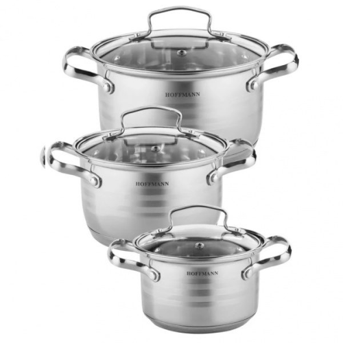 Набор кастрюль HOFFMANN 6пр. НМ 5106