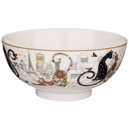 Lefard Салатник-тарелка суповая ПАРИЖСКИЕ КОТЫ 650 мл 15*7 см 104-832