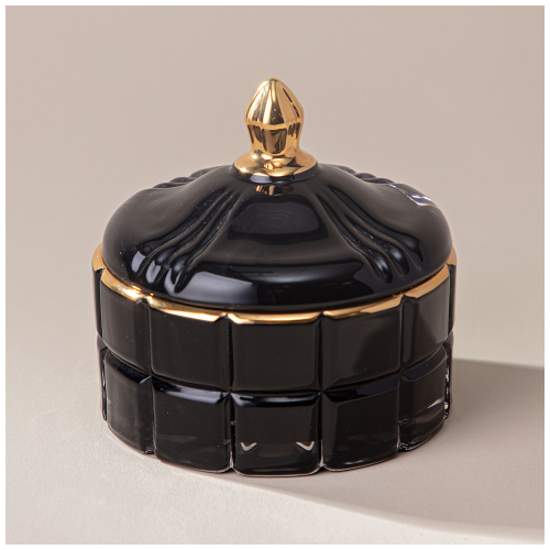 Свеча ароматическая LOVELY BLACK 10,5Х10,2Х10 см. 196-105