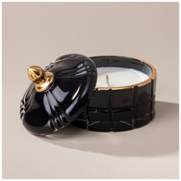 Lefard Свеча ароматическая LOVELY BLACK 10,5Х10,2Х10 см. 196-105
