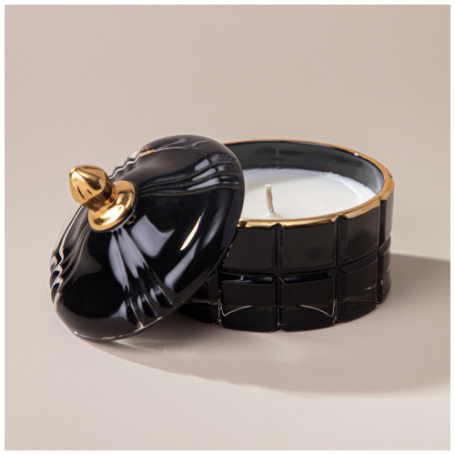 Свеча ароматическая LOVELY BLACK 10,5Х10,2Х10 см. 196-105