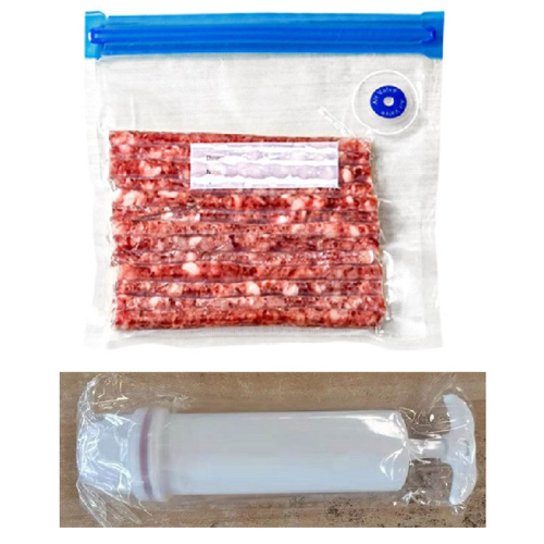 Набор вакуумных пакетов для продуктов, 4 шт, с насосом, VBB 107577-SK