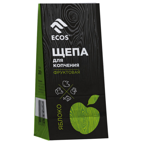 Щепа для копчения из фруктовых пород ЯБЛОНЯ, 200г. 107329-SK
