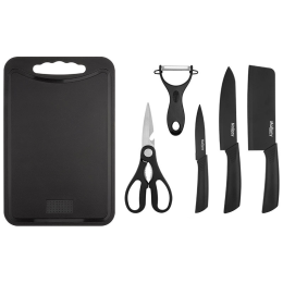 MALLONY Набор кухонный COLTELLO NERO (7 предметов) 310890-SK