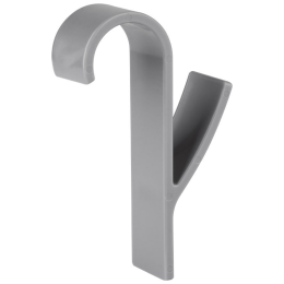 Mallony Набор крючков на полотенцесушитель (4 шт), 9,6*2,5*3 см, серый 109690-SK