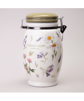 Lefard Банка Agness FLOWER STORY 11,5*20 см 1100 мл 358-2180